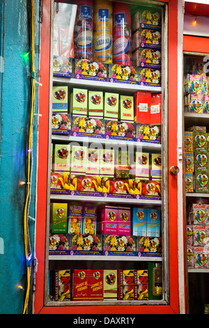 Perfumes at perfume shop, Hyderabad, Andhra Pradesh, India Stock Photo