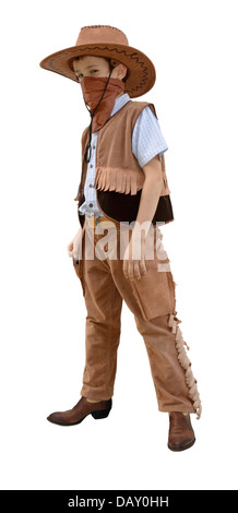 little funny cowboy Stock Photo