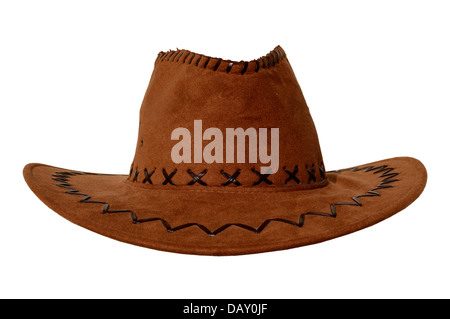 brown cowboy hat Stock Photo