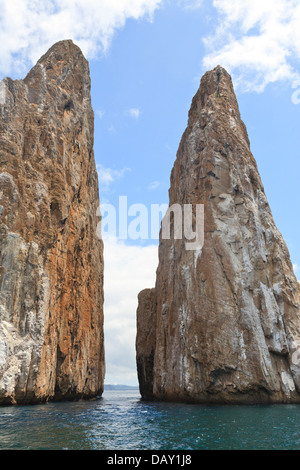 Kicker Rock, Leon Dormido, San Cristobal Island, Galapagos Islands, Ecuador Stock Photo