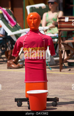 Bournemouth, UK 20 July 2013. Bournemouth Lifeguards expect a busy weekend as the hot weather continues and sunseekers flock to the beach. Credit:  Carolyn Jenkins/Alamy Live News Stock Photo