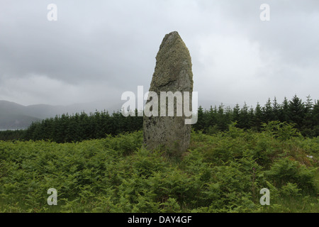 Camas An Staca Standing stone Isle of Jura Scotland  July 2013 Stock Photo