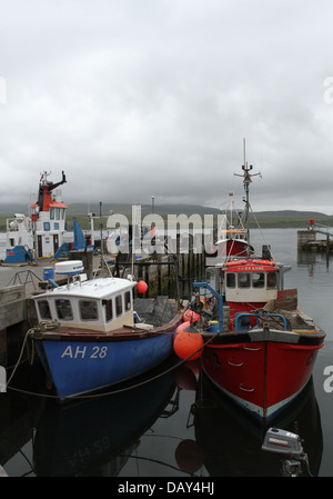 Port Askaig harbour Isle of Islay Scotland  July 2013 Stock Photo