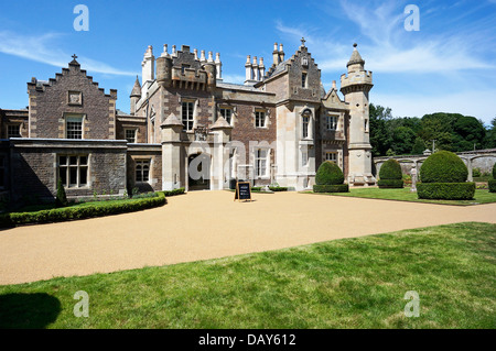 Entrance to Abbotsford House home of Sir Walter Scott in Melrose Scottish Borders Scotland Stock Photo