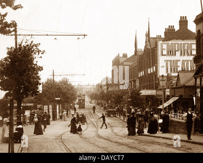 Cleethorpes Alexandra Road early 1900s Stock Photo