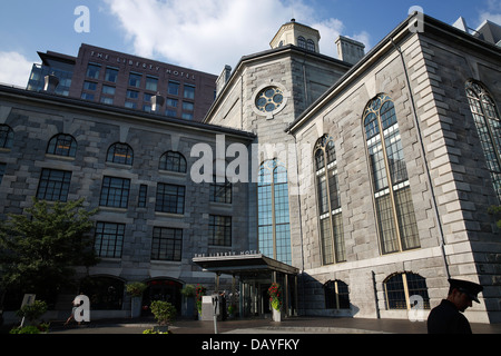The former Charles Street Jail, now the Liberty Hotel, Boston, Massachusetts Stock Photo