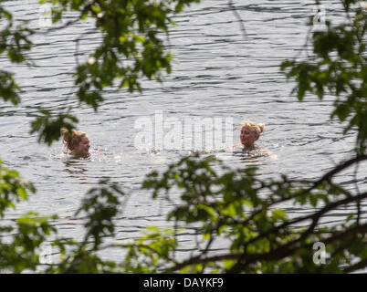 Bowness, UK. 21st July, 2013. Tourists out in force on or around Lake Windermere in the hot summer weather. Credit:  Shoosmith Collection/Alamy Live News Stock Photo