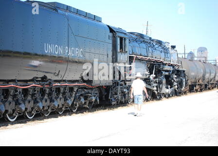Union Pacific Big Boy Move to Frisco Stock Photo