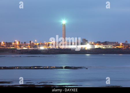 Lighthouse in Casablanca, Morocco, North Africa Stock Photo