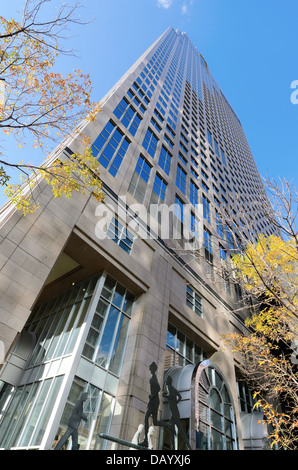 Calgary, Canada - October 6th, 2012: Skyscraper in the Downtown area of Calgary city Alberta Canada Stock Photo