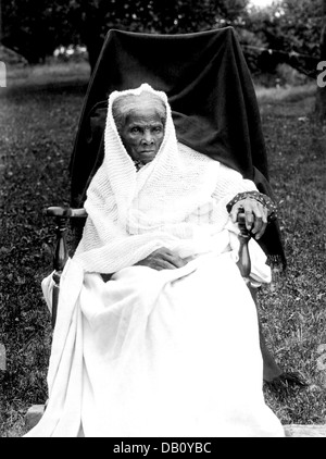 HARRIET TUBMAN (1820-1913) Abolitionist and Union spy during the American Civil War, photographed in 1911 Stock Photo