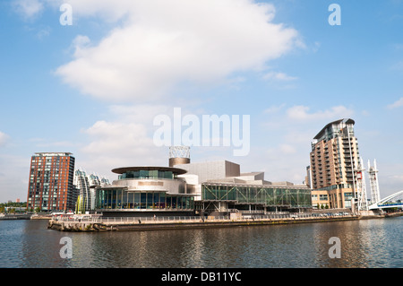 The Lowry Centre, Salford Quays, Greater Manchester, UK Stock Photo