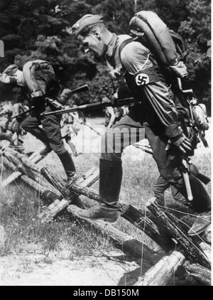 Nazism / National Socialism, organisations, Sturmabteilung (SA, Stormtroopers), sports, steeplechase, 1930s, Additional-Rights-Clearences-Not Available Stock Photo