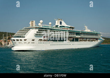 Cruise ship 'Splendour of the Seas' at anchor Stock Photo