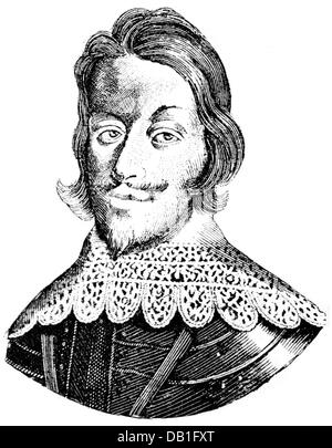 Ferdinand III, 13.7.1608 - 2.4.1657, Holy Roman Emperor 22.12.1637 - 2.4.1657, portrait, wood engraving, 19th century, Stock Photo