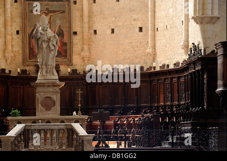 Italy, Umbria, Todi, church of San Fortunato, choir of the 1590 A.D. Stock Photo