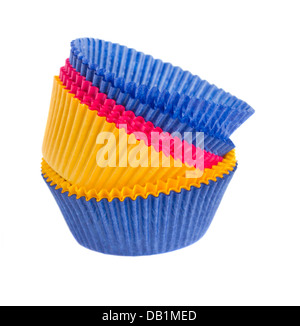 Stack of  cupcake cases Stock Photo