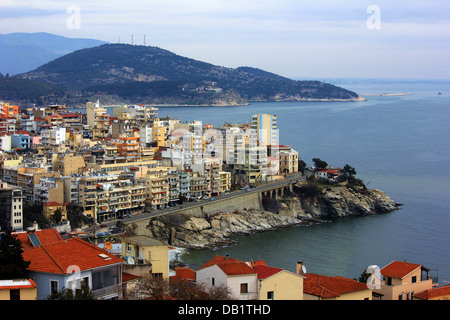 Kavala city view, Greece Stock Photo