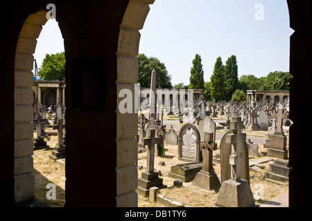 Brompton Cemetery, London, England, UK Stock Photo