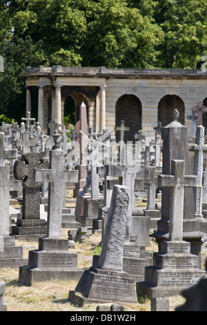 Brompton Cemetery, London, England, UK Stock Photo