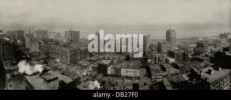 Bird's eye view, Chicago, 1912 Stock Photo