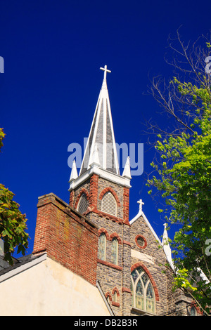 Saint Peters Catholic Church Steeple Seen From Shenandoah Street ...