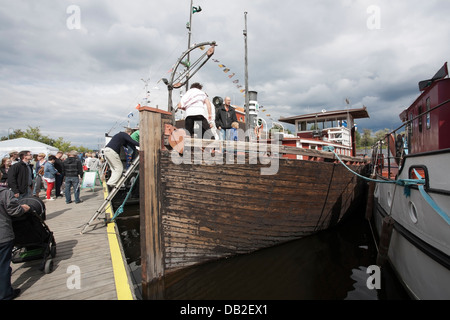 Historic ships regatta at Lappeenranta, Finland Stock Photo