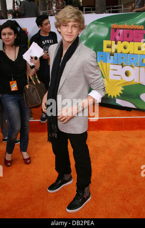 Cody Simpson Nickelodeon's 2011 Kids Choice Awards held at USC's Galen Center Los Angeles, California - 02.04.11 Stock Photo