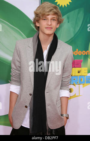 Cody Simpson Nickelodeon's 2011 Kids Choice Awards held at USC's Galen Center Los Angeles, California - 02.04.11 Stock Photo