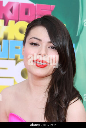 Miranda Cosgrove Nickelodeon's 2011 Kids Choice Awards held at USC's