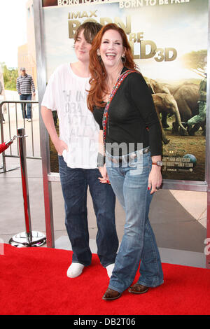 Melissa Gilbert with son Michael World premiere of Born To Be Wild 3D held at the California Science center Los Angeles, California - 03.04.11 Stock Photo