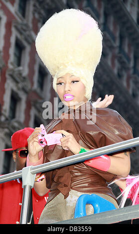 Nicki Minaj  The Casio launch concert for the New TRYX Digital Camera at the Best Buy Theatre -  Outside Tour  New York City, Stock Photo