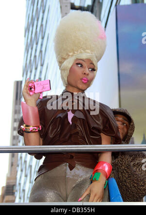 Nicki Minaj  The Casio launch concert for the New TRYX Digital Camera at the Best Buy Theatre -  Outside Tour  New York City, Stock Photo