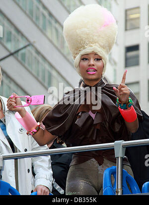 Nicki Minaj  The Casio launch concert for the New TRYX Digital Camera at the Best Buy Theatre -  Outside Tour  New York City, Stock Photo