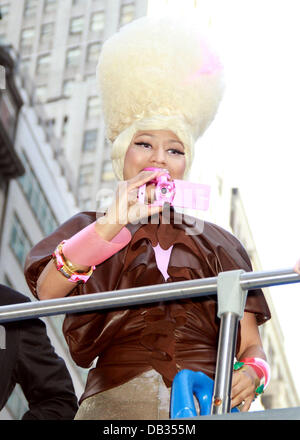 Nicki Minaj  The Casio launch concert for the New TRYX Digital Camera at the Best Buy Theatre -  Outside Tour  New York City, Stock Photo