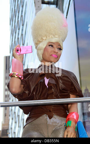 Nicki Minaj  The Casio launch concert for the New TRYX Digital Camera at the Best Buy Theatre -  Outside Tour  New York City, Stock Photo