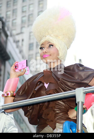 Nicki Minaj  The Casio launch concert for the New TRYX Digital Camera at the Best Buy Theatre -  Outside Tour  New York City, Stock Photo