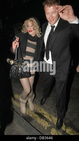 Andrew Flintoff, aka Freddie Flintoff,  outside The Box nightclub London, England - 08.04.11 Stock Photo