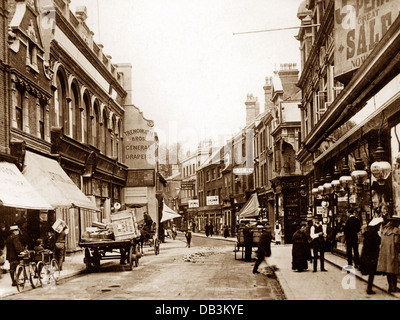 King's Lynn High Street early 1900s Stock Photo