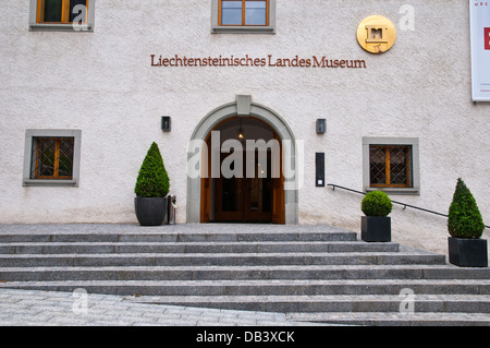 The National Museum in Liechtenstein,  Vaduz, Liechtenstein, Principality of Liechtenstein, Central Europe Stock Photo