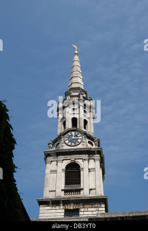 tower of the church of st giles in the fields, london, england Stock Photo