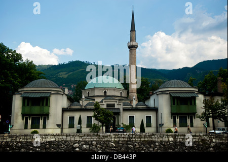 The Emperor's Mosque or Careva Dzamija Mosque. Sarajevo. Bosnia- Herzegovina. Balkans .Europe. Stock Photo