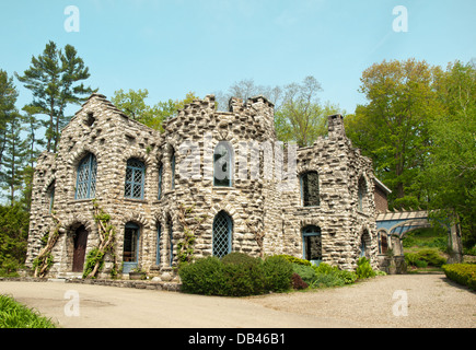 medieval castle on a sunny spring day Stock Photo