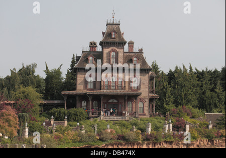 The Phantom Manor haunted house ride in Disneyland Paris, Marne-la-Vallée, near Paris, France. Stock Photo