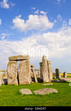 Stonehenge Stone Circle, Wiltshire, England - part of the famous Stonehenge megalithic monument in Wiltshire...