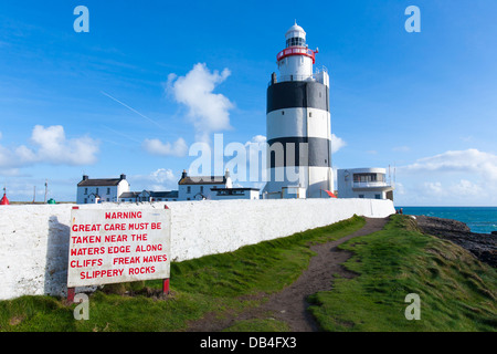 Hook lighthouse located at Hook head is one of the oldest lighthouses in the world in Count Wexford Stock Photo