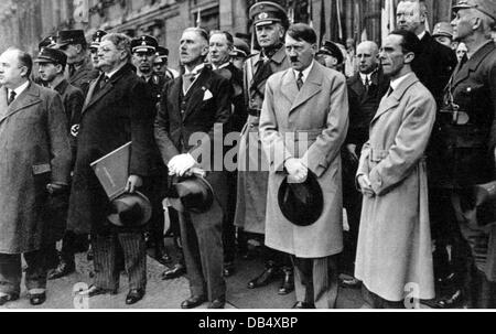 Nazism / National Socialism, event, Labour Day, manifestation in the Lustgarten, Berlin, 1.5.1933, Additional-Rights-Clearences-Not Available Stock Photo