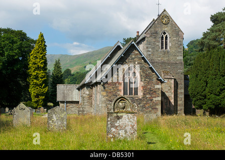 St Patrick's Church, in the village of Patterdale, Lake District National Park, Cumbria, England UK Stock Photo