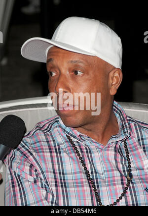 Russell Simmons during the Miami Beach Polo World Cup VII La Martina Fashion Show Raleigh Hotel, South Beach, Florida - 22.04.11 Stock Photo