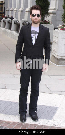 David Cook out and about in Washington DC Washington DC, USA - 29.04.11 Stock Photo